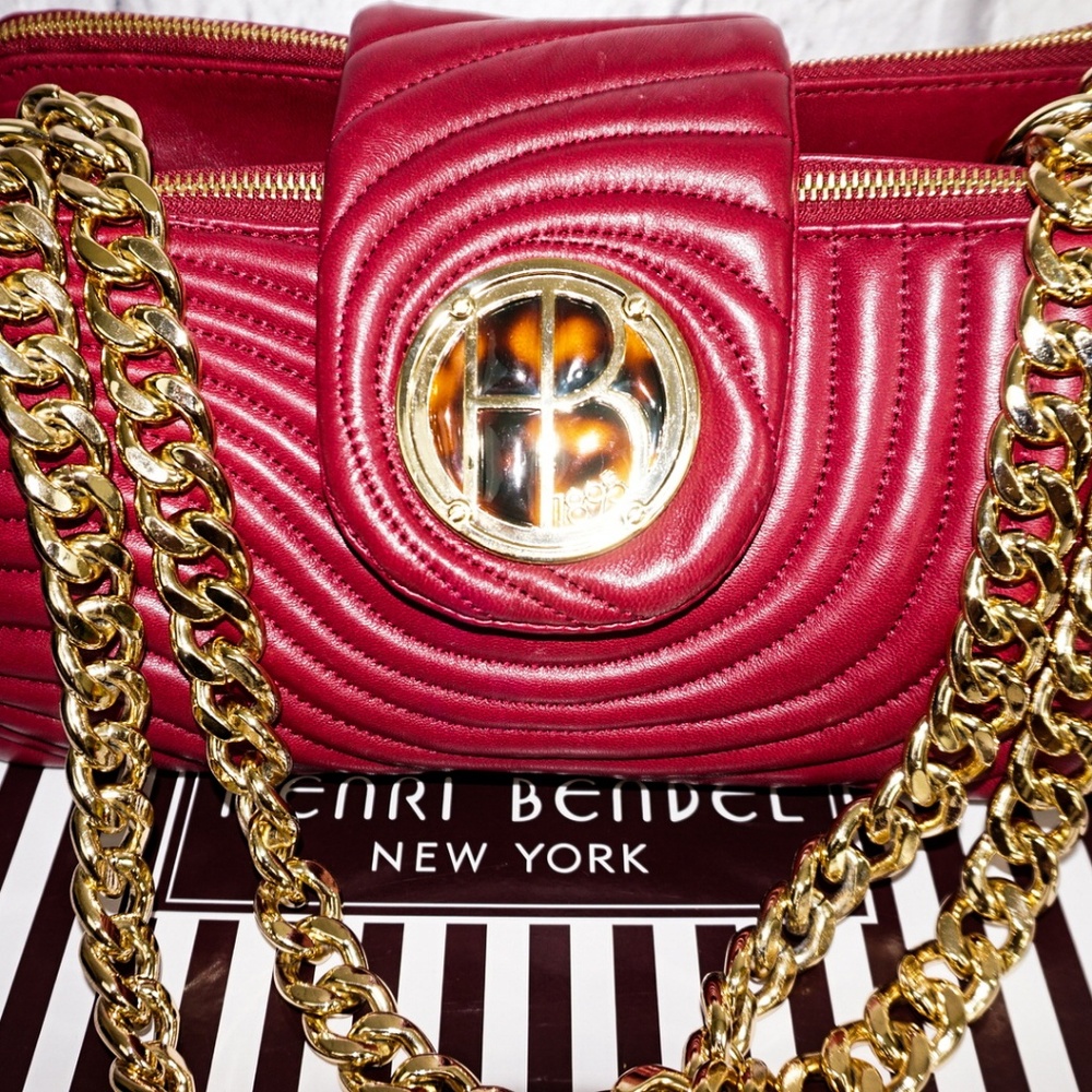 LARGE HENRI BENDEL No.7 Quilted Leopard/ Cheetah